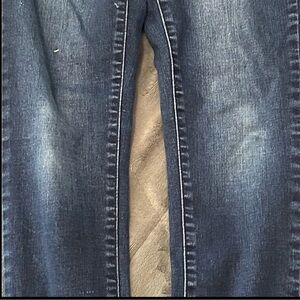 SO Women's Dark Blue Straight Jeans